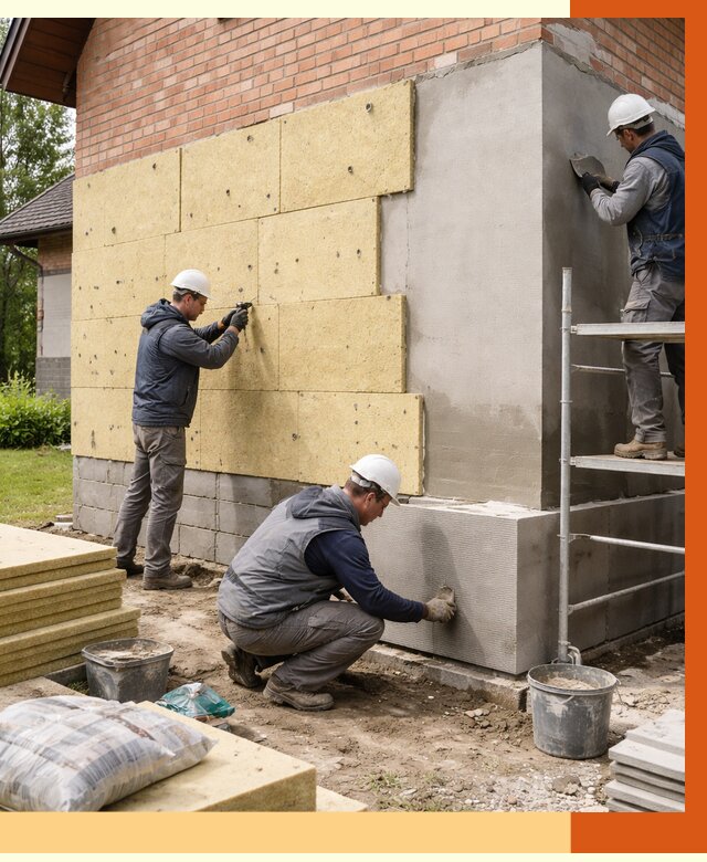 Утепление частного дома в Топках под ключ от 7600 руб/м2 — недорого | ТепломастерТпк