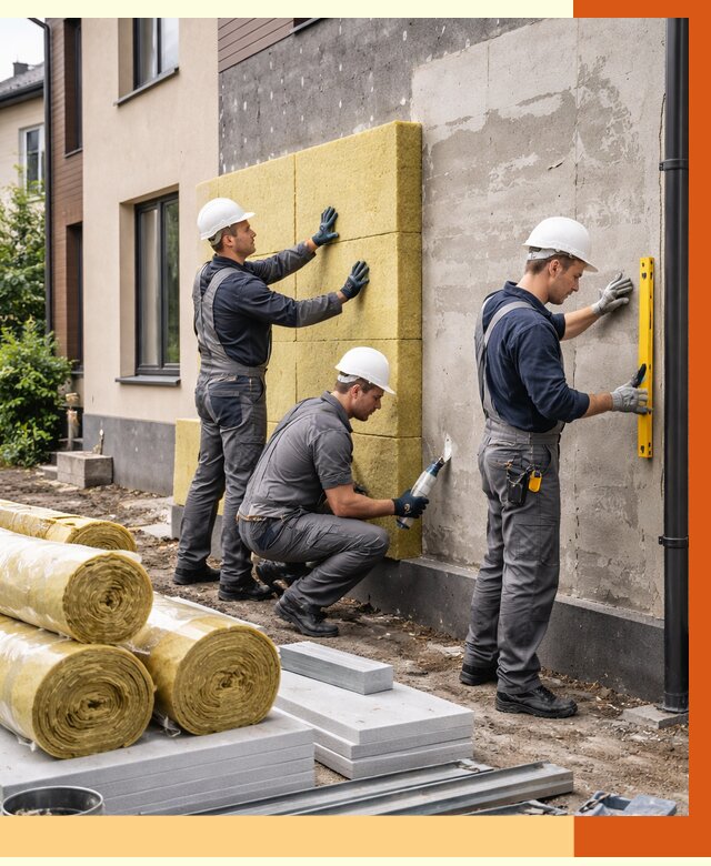 Утепление таунхауса в Топках от 7296 руб/м2 — комплекс под ключ | ТепломастерТпк