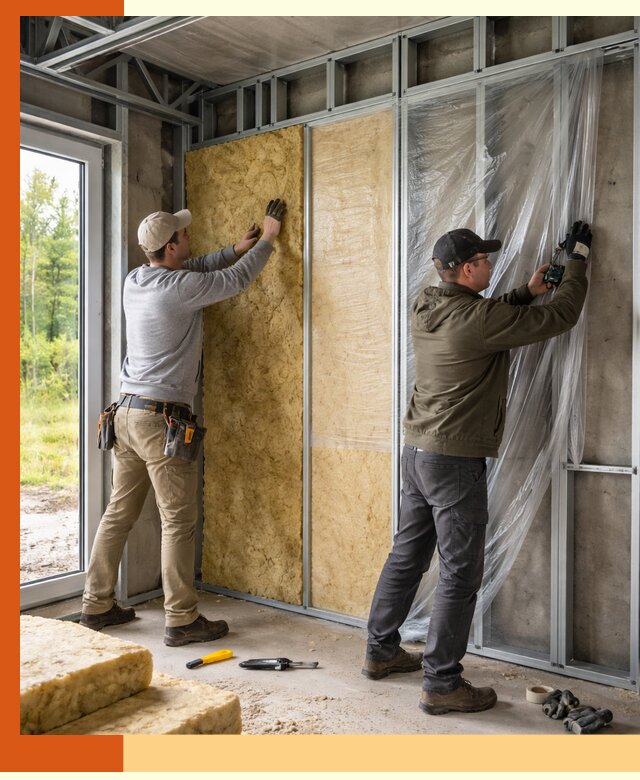 Утепление дома из ЛСТК в Топках с гарантией качества и эффективности