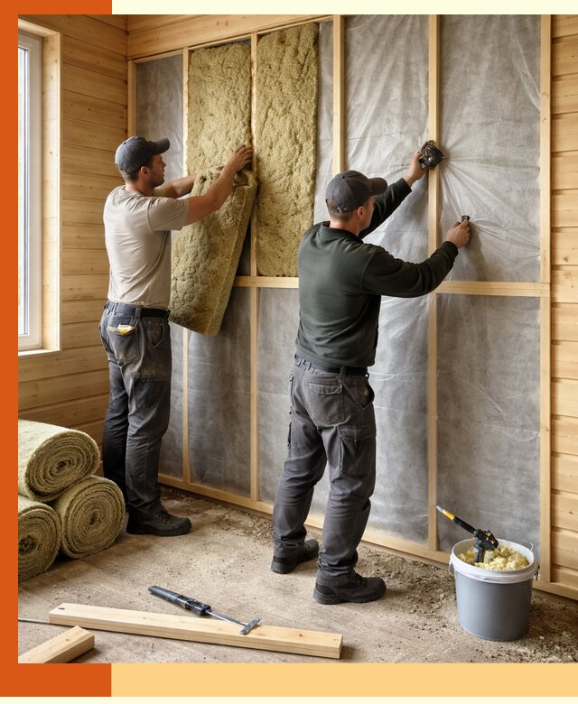 Утепление дома из минибруса в Топках: комплексные теплоизоляционные работы