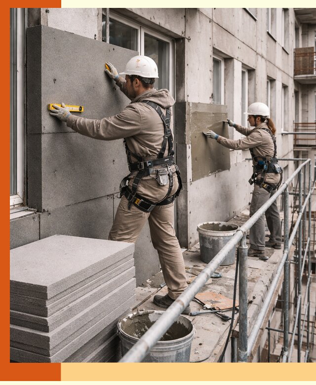 Утепление квартиры снаружи под ключ в Топках