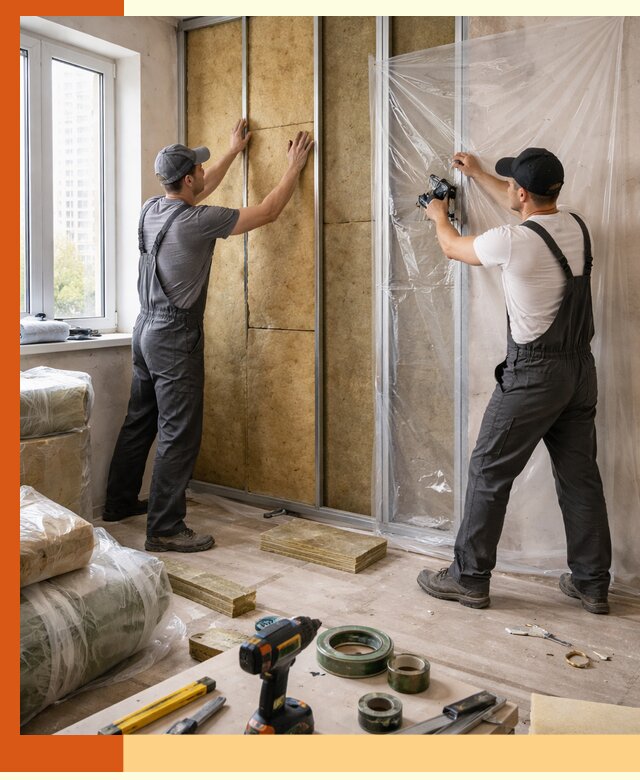 Утепление квартиры изнутри профессионально в Топках