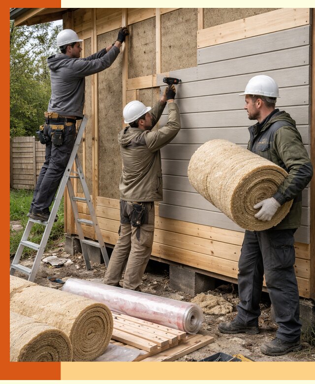 Утепление бани снаружи в Топках профессионально и надежно