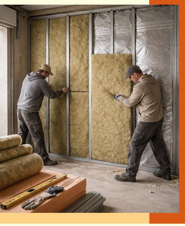 Утепление гаража изнутри в Топках от 7600 руб/м2 — работы и цена | ТепломастерТпк