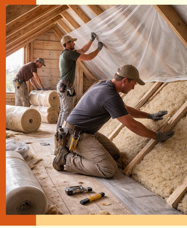 Утепление крыши изнутри в Топках: профессионально и надежно