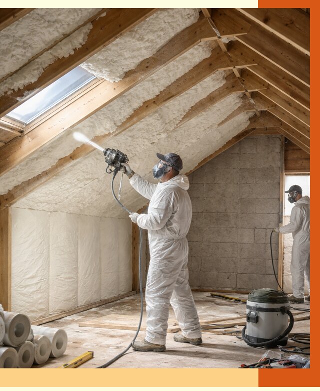 Утепление мансарды ППУ в Топках от 2787 руб./м² — заказать под ключ | ТепломастерТпк