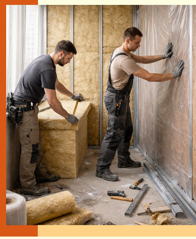 Профессиональное утепление лоджии в Топках эффективно и надежно