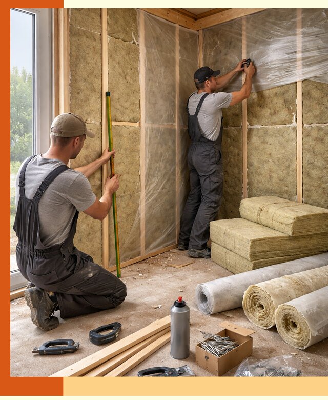 Профессиональное утепление веранды и крыльца в Топках