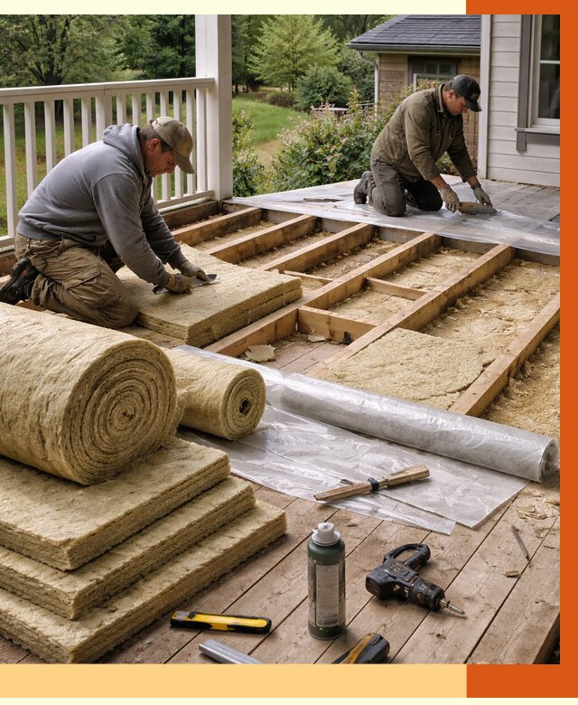 Утепление террасы в Топках от 4256 руб./м2 — утеплить террасу под ключ | ТепломастерТпк