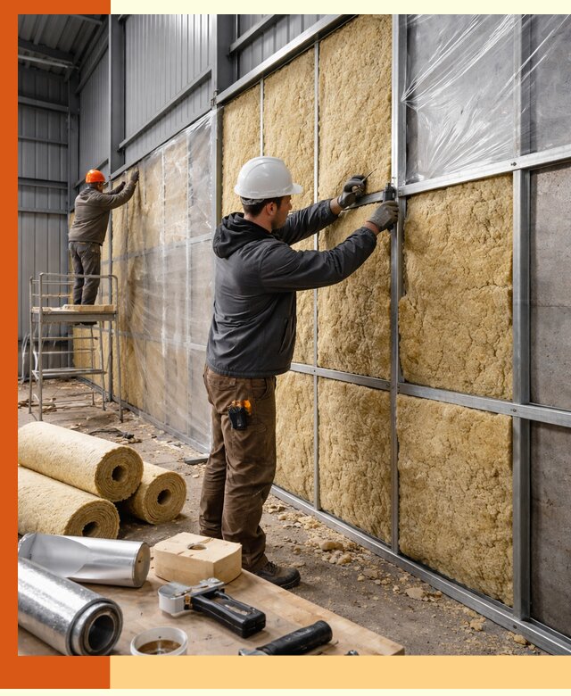 Утепление ангара в Топках — профессиональная теплоизоляция помещений