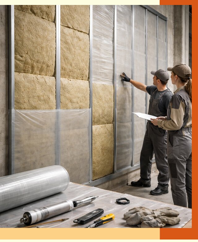 Утепление склада химсырья в Топках от 4560 руб. под ключ | ТепломастерТпк