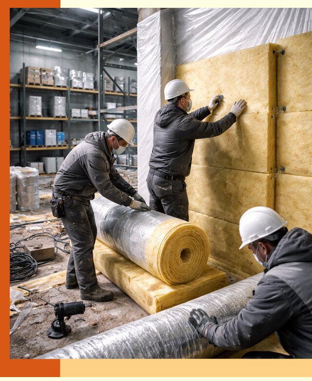 Утепление склада химсырья в Топках: безопасная и эффективная изоляция