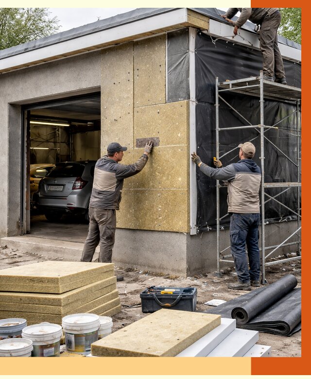 Утепление автосервиса в Топках ппу, пеноизоляция, от 14693 руб/м2 — ТепломастерТпк