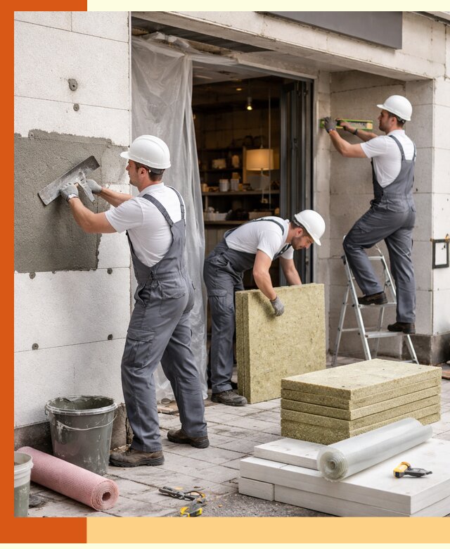 Утепление кафе в Топках: профессиональная теплоизоляция и монтаж