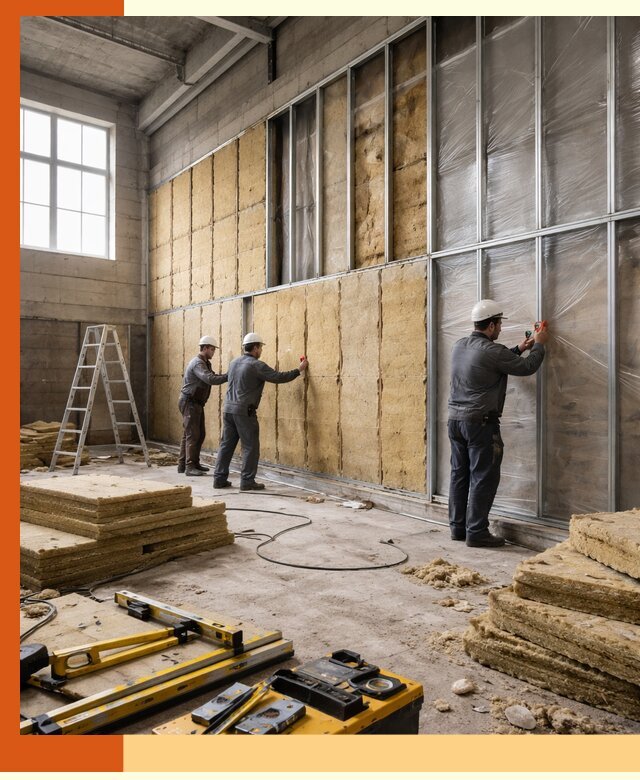 Утепление спортивного зала в Топках качественно и недорого