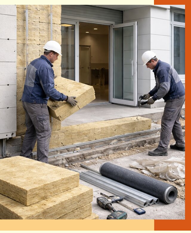 Утепление медицинского центра в Топках под ключ от 12666 руб./м² | ТепломастерТпк