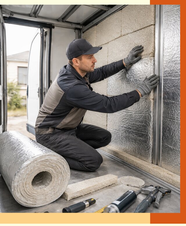 Утепление фургона рефрижератора в Топках от 12666 руб./м² под ключ | ТепломастерТпк