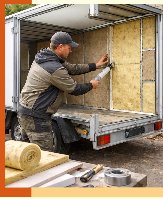 Профессиональное утепление прицепа в Топках для любых условий