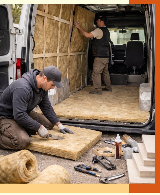 Утепление кемпера в Топках под ключ от 12160 руб. — профессионально | ТепломастерТпк