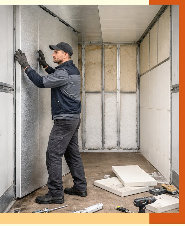 Утепление холодильного кузова в Топках от 13680 руб. под ключ | ТепломастерТпк