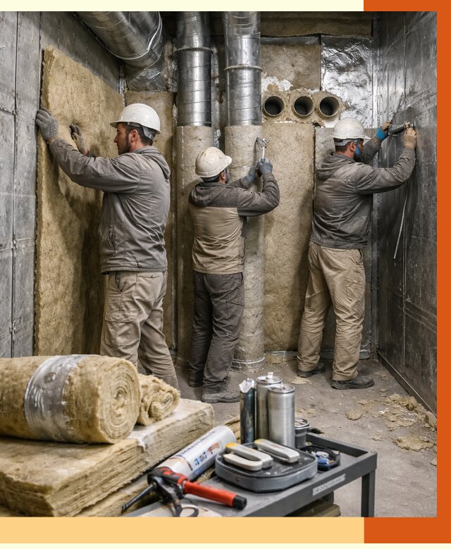 Утепление венткамеры в Топках под ключ от 1469 руб. — профессионально | ТепломастерТпк