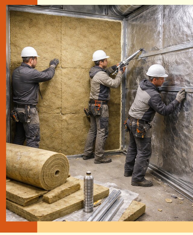 Утепление венткамеры в Топках — качественная теплоизоляция и шумопоглощение