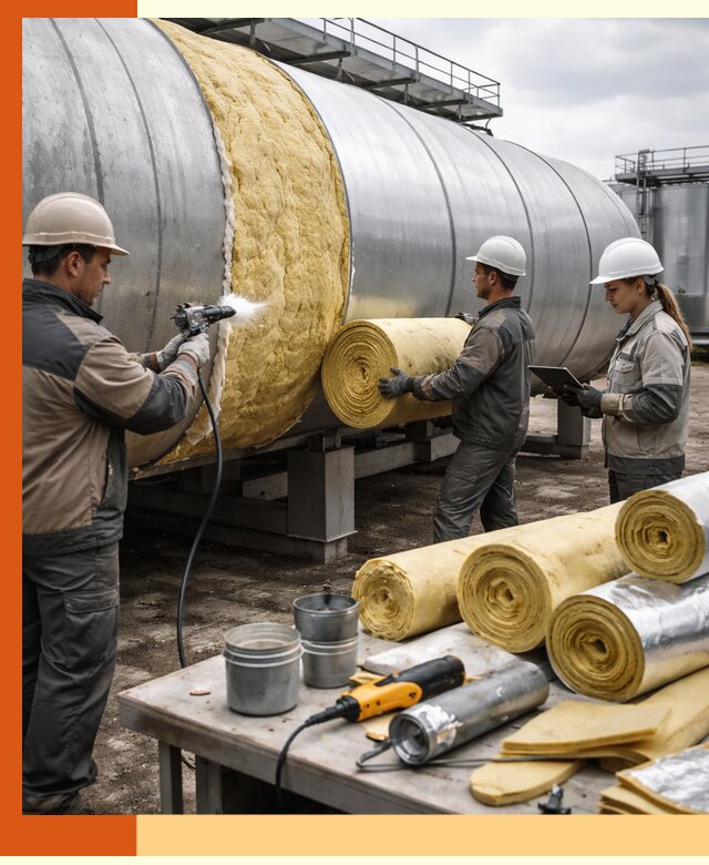 Утепление цистерны в Топках — утеплители и монтаж под ключ