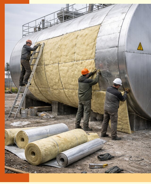 Утепление резервуаров с топливом в Топках надежно и экономично