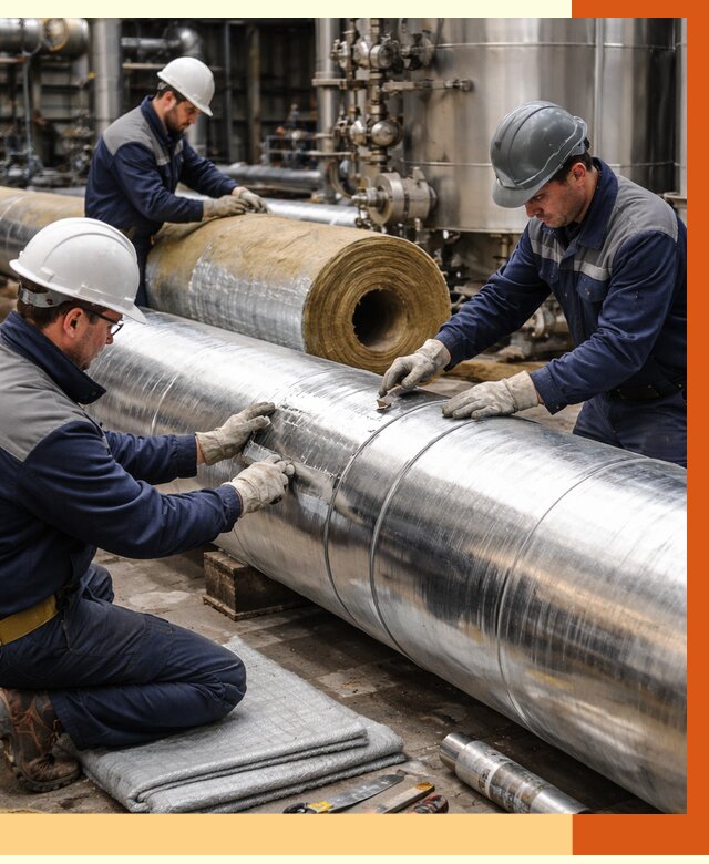 Утепление технологического оборудования в Топках от 4256 руб. за м2 | ТепломастерТпк