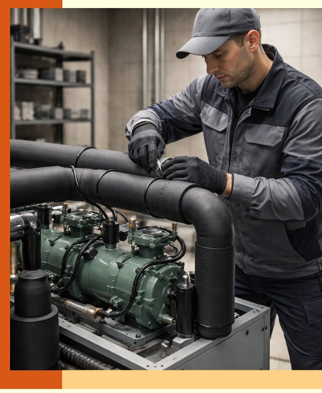 Утепление холодильного агрегата и теплоизоляция в Топках