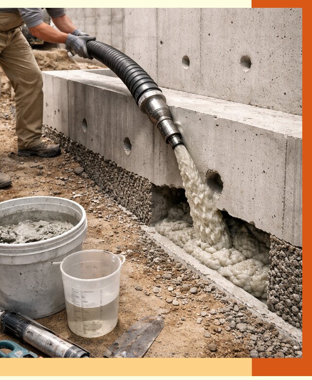 Заполнение полостей фундамента в Топках от 6890 руб. под ключ | ТепломастерТпк