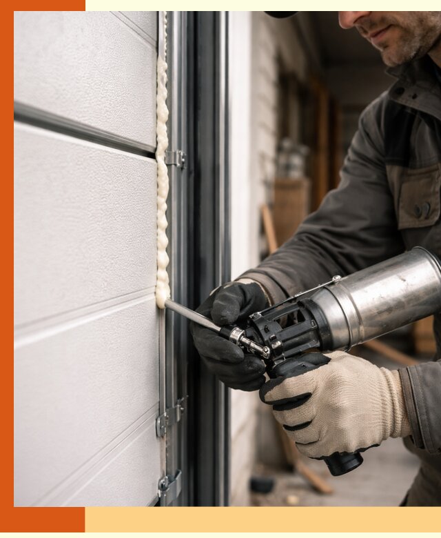 Заполнение пустот ворот в Топках профессионально и герметично