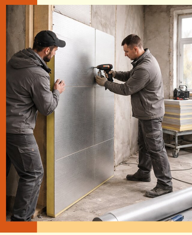 Утепление PIR панелями домов и зданий в Топках