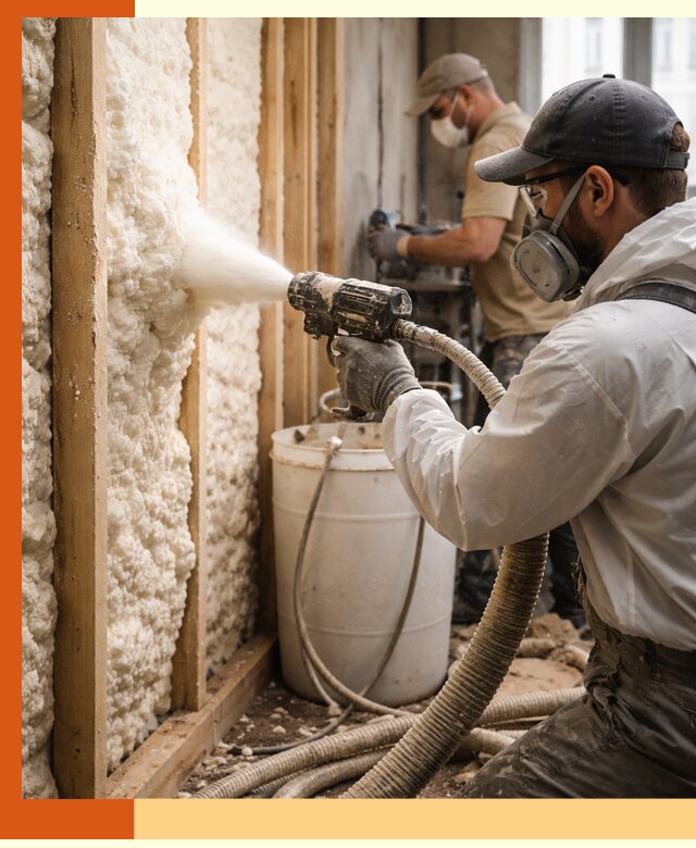 Утепление пеноизолом жилых и коммерческих объектов в Топках