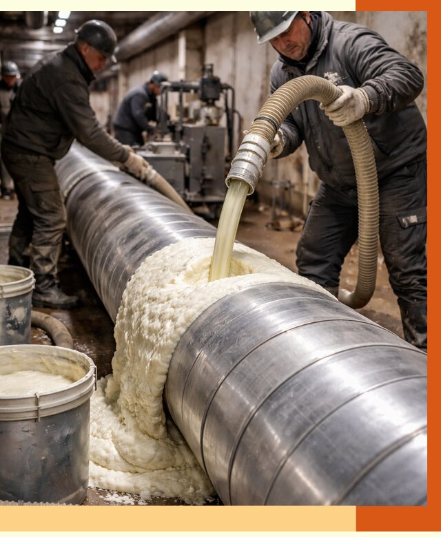 Утепление теплотрассы жидкой теплоизоляцией в Топках от 4256 руб. | ТепломастерТпк