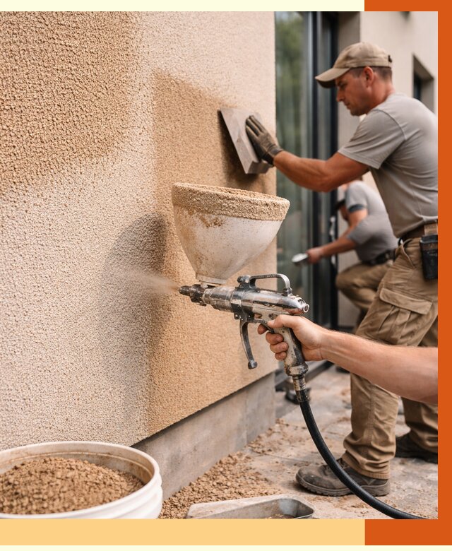 Утепление фасада жидкой пробкой в Топках от 4864 руб./м² под ключ | ТепломастерТпк