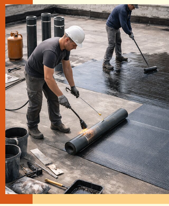 Гидроизоляция кровли в Топках — надежная защита от протечек