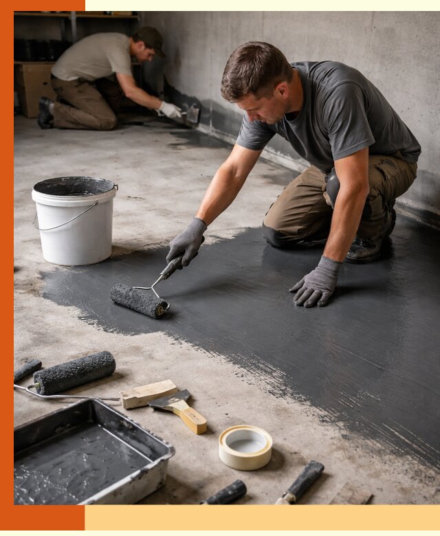 Гидроизоляция гаражного пола в Топках — надежная защита от влаги