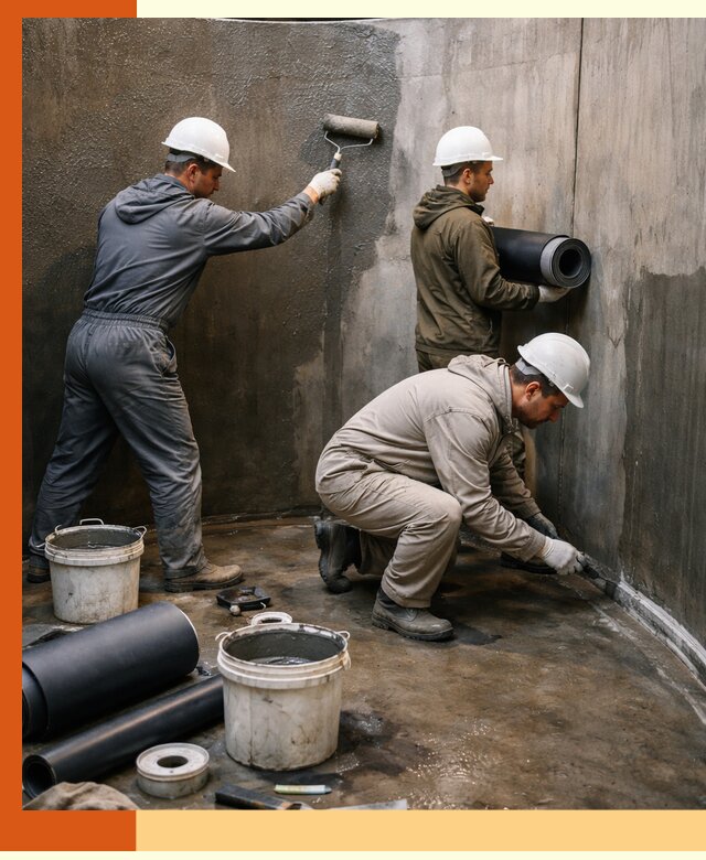 Гидроизоляция резервуара профессионально в Топках