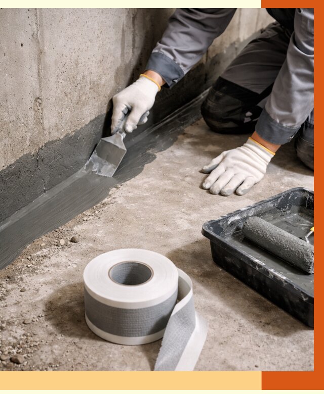 Гидроизоляция швов и герметизация стыков в Топках от 1267 руб. | ТепломастерТпк