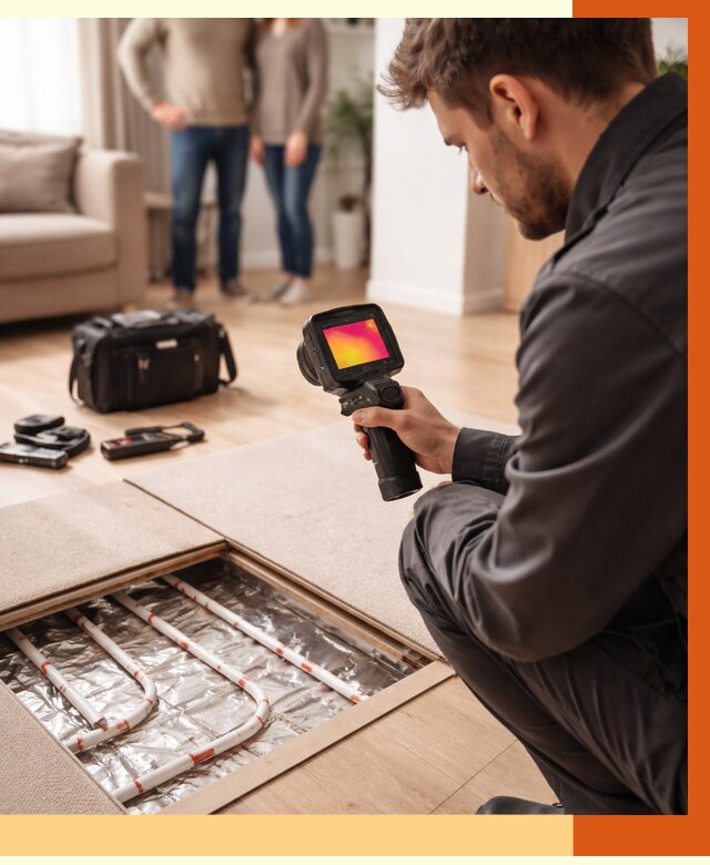 Тепловизионное обследование теплого пола в Топках от 4560 руб. — ТепломастерТпк