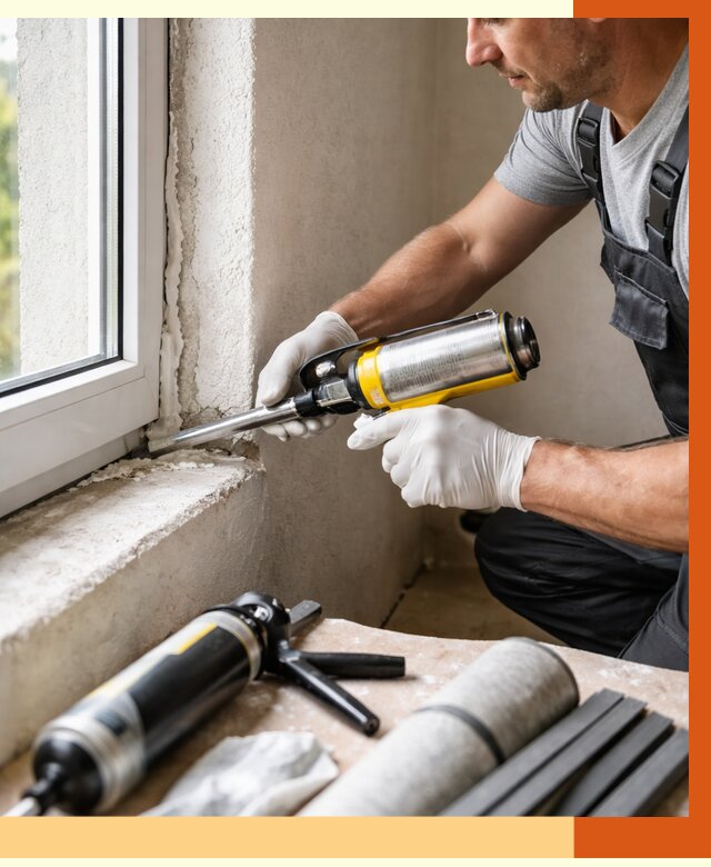 Герметизация стыков и примыканий в Топках от 1216 руб. под ключ | ТепломастерТпк