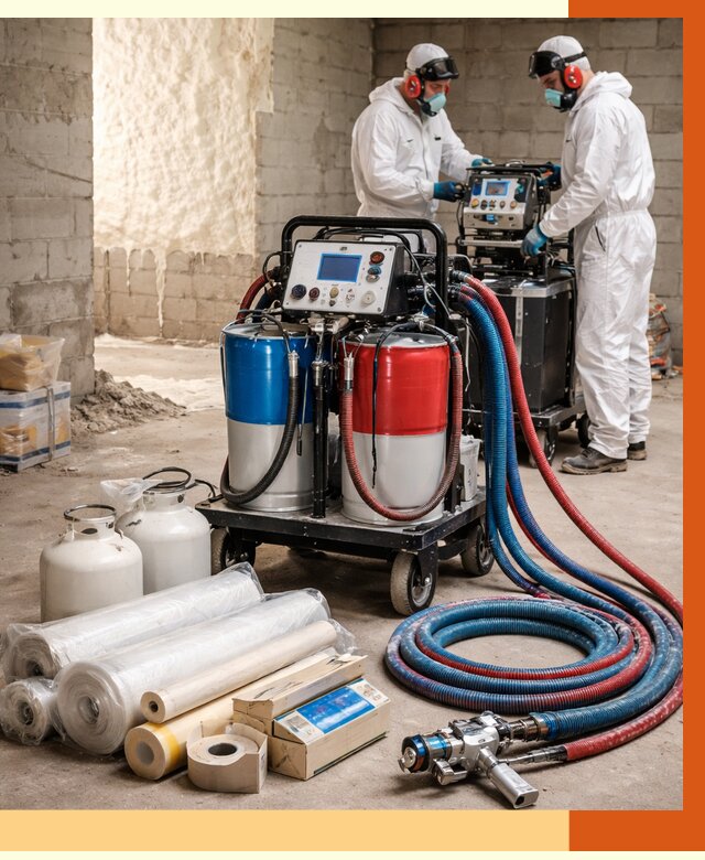 Аренда установки для напыления ППУ в Топках от 35466 руб. | ТепломастерТпк