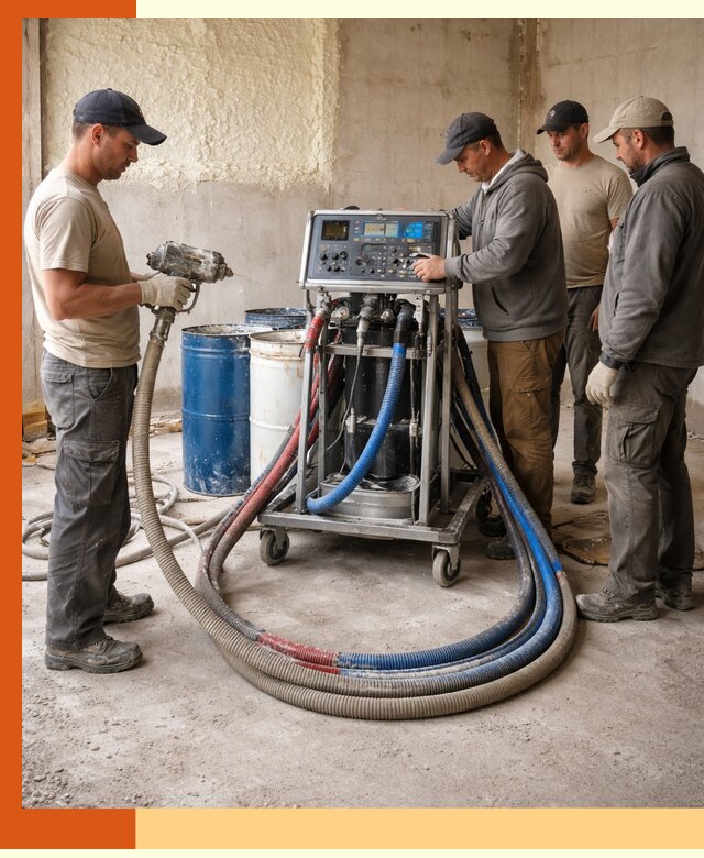 Аренда установки для напыления ППУ в Топках на выгодных условиях